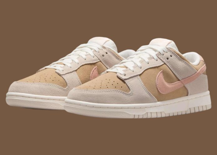 Nike Dunk Low Suede Phantom Washed Coral IB4367-030