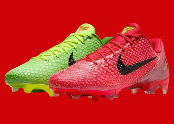 Nike Vapor Edge Kobe 6 Grinch Mismatch Cleats