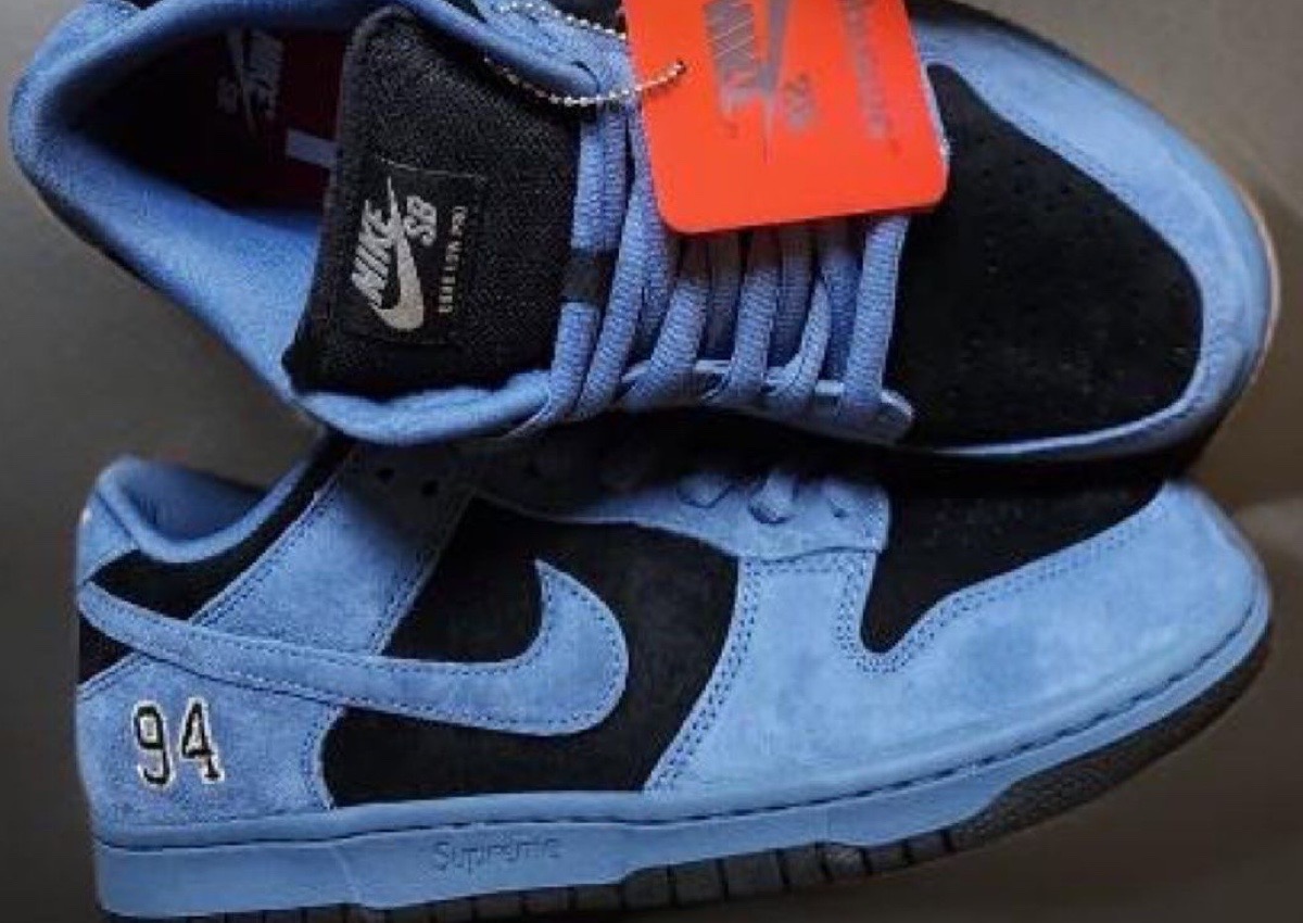 Supreme x Nike SB Dunk Low “Ocean Fog” Releases May 2025