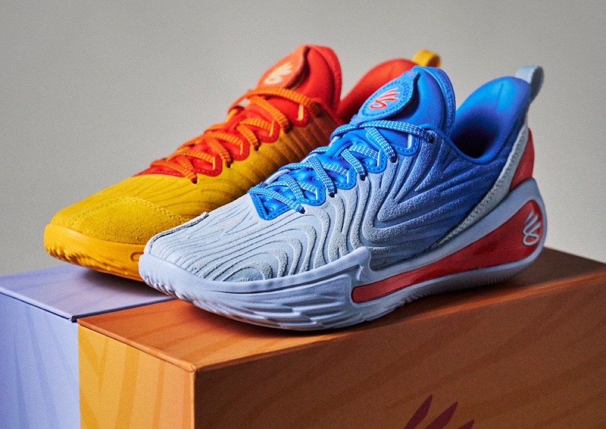 シューズ(男性用) CURRY12 \"WHAT THE BAY\" Curry 12 'What The Bay' Grade School Basketball Shoes