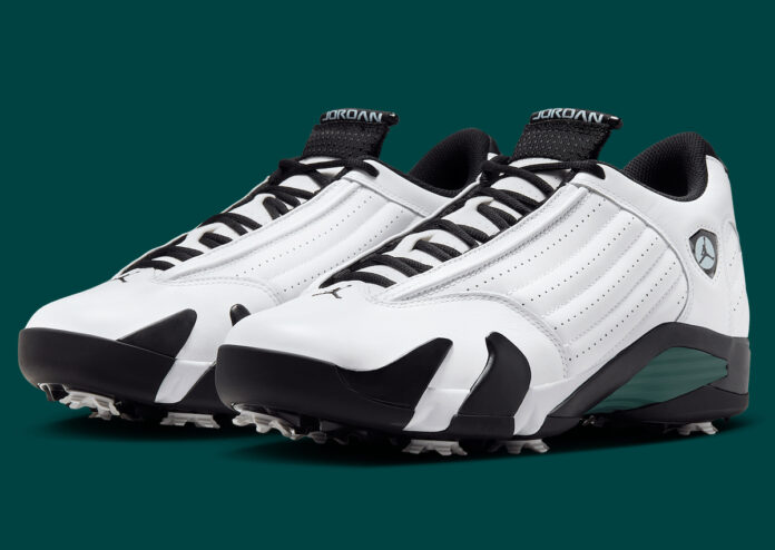 いいネット通販 - 全国送料無料でお届けします Air Jordan 14 Golf Oxidized Green HJ7710-100 シューズ(男性用)