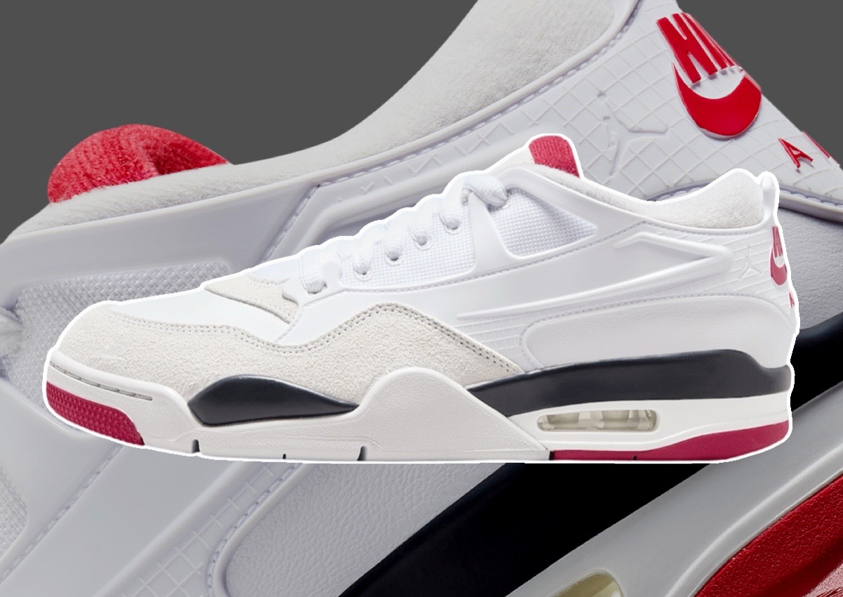 Amazon.com | JORDAN 4 Retro Mens Shoes Size - 8.5 White/Fire