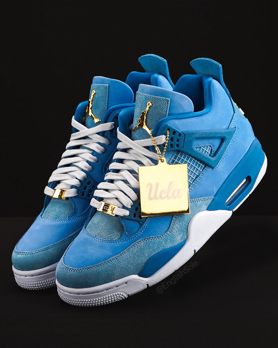 APERÇU DÉTAILLÉ : Air Jordan 4 UCLA Bruins PE (2025)
