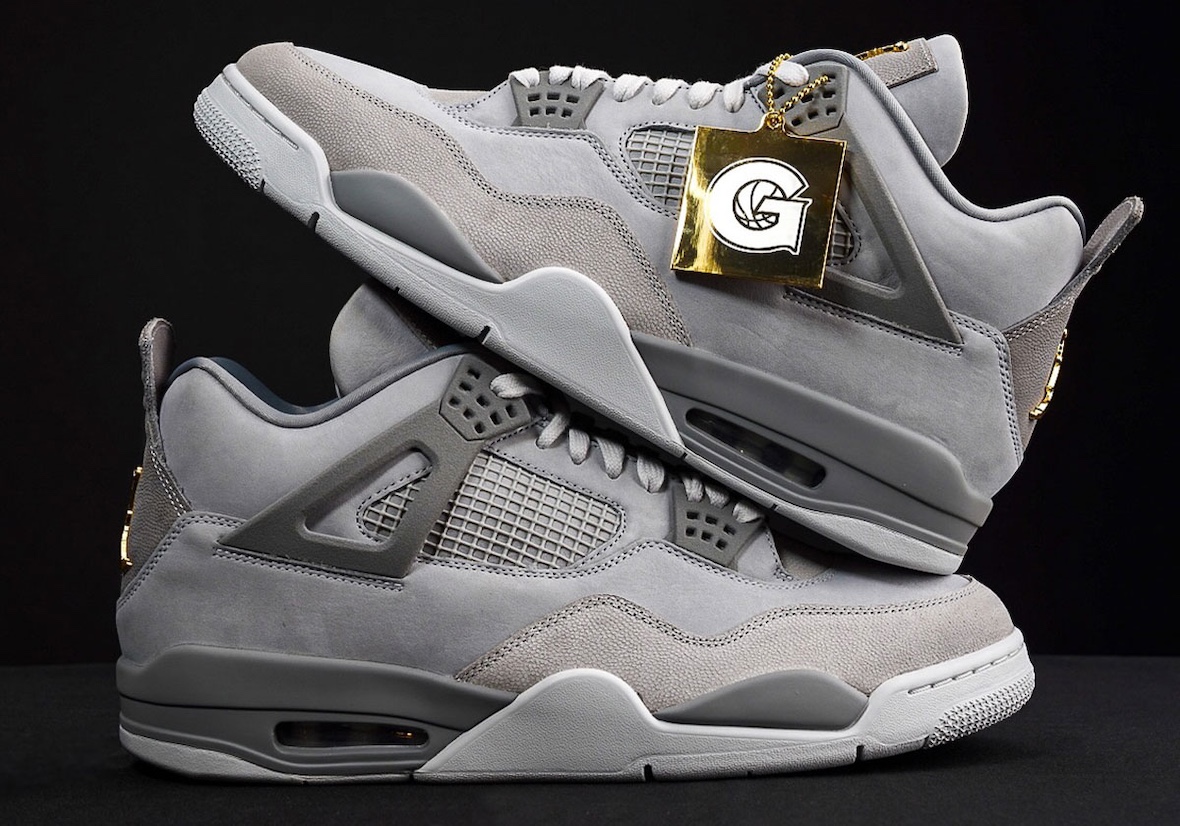 DETAILED LOOK: Air Jordan 4 “Georgetown Hoyas” PE (2025)