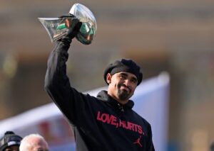 Jalen Hurts Love Hurts Jordan Hoodie