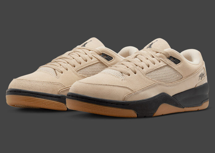 Profile shot highlighting the versatile Rattan hue with gum brown outsoles and herringbone traction.