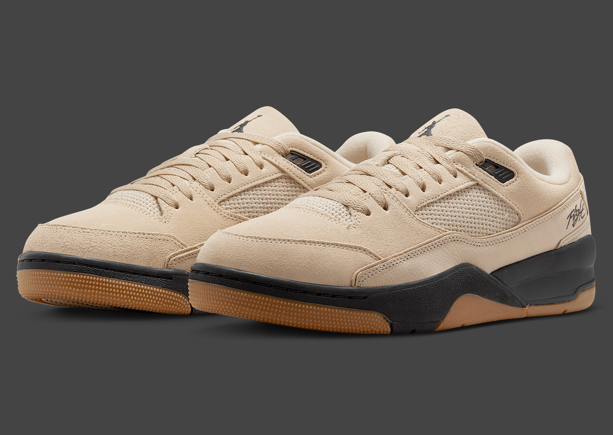 Profile shot highlighting the versatile Rattan hue with gum brown outsoles and herringbone traction.
