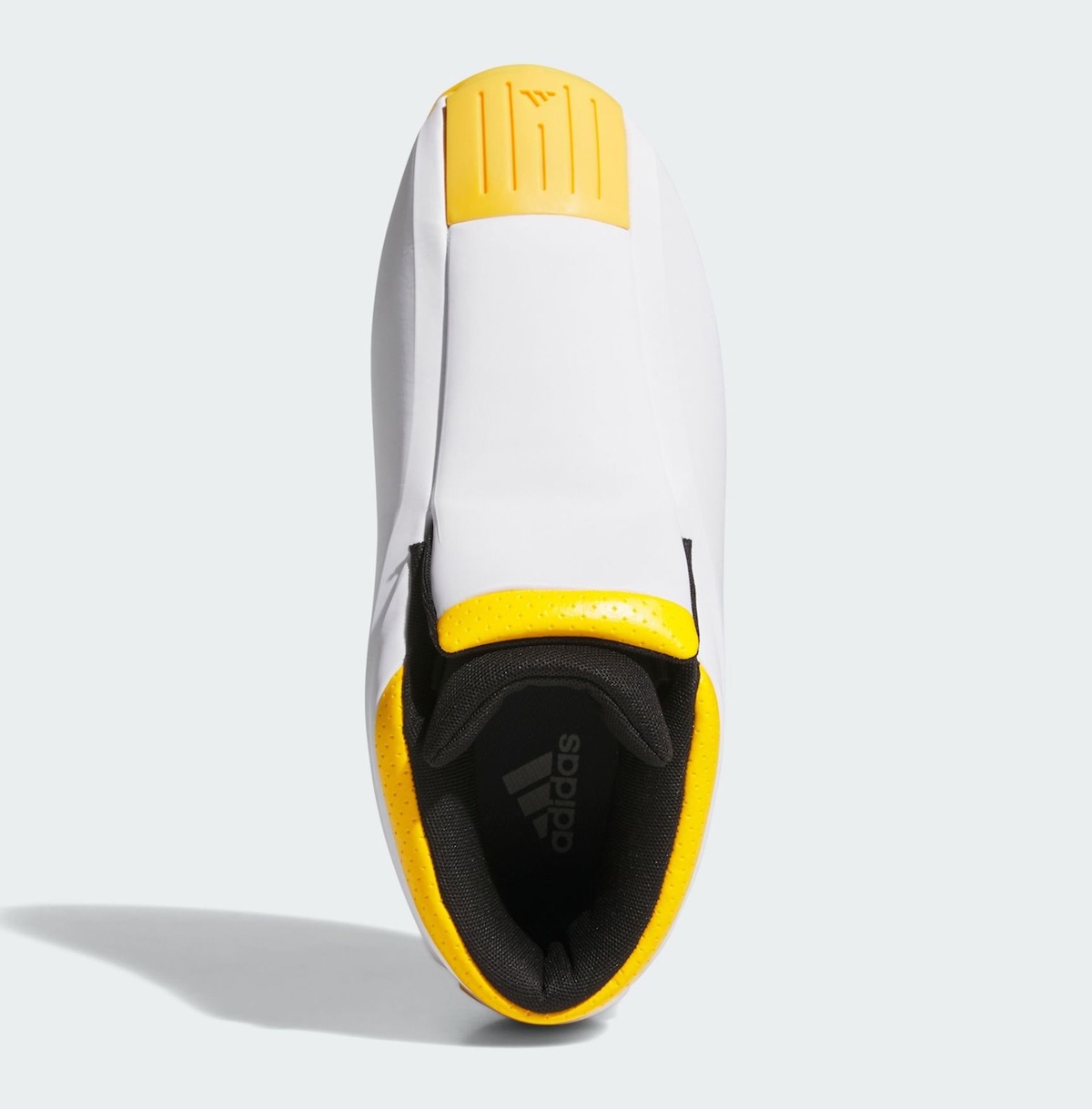 adidas Crazy 2 All-Star 2025 - Top-down view showcasing the streamlined design, slip-on entry, and yellow ankle padding.