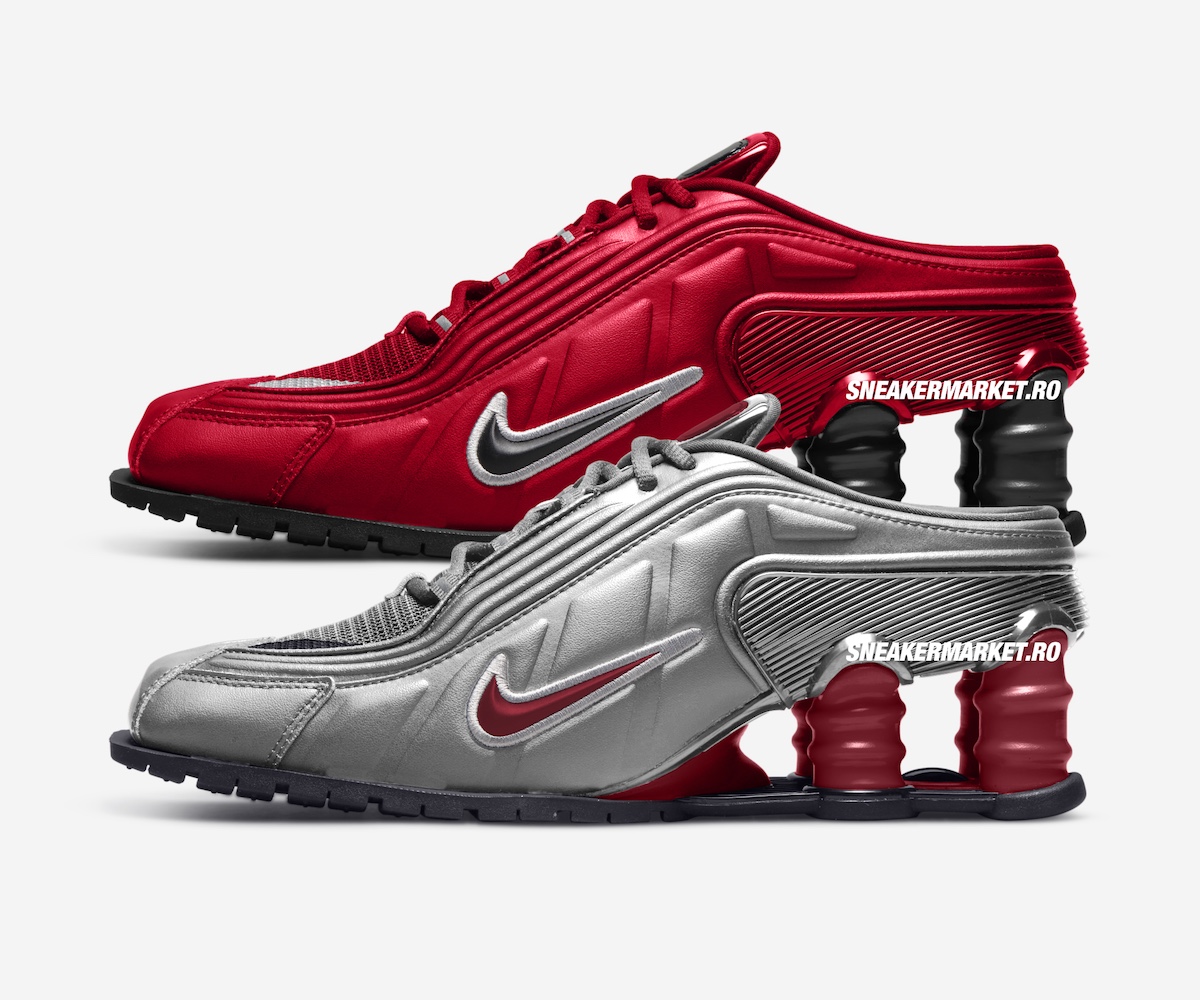 Martine Rose releasing two new Nike Shox MR4 colorways in 2025.