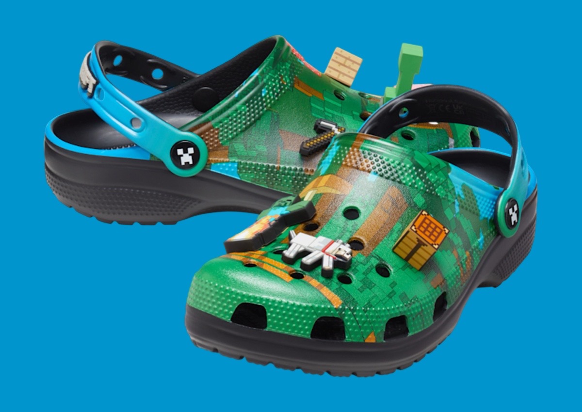 Minecraft x Crocs Classic Clog “Dark Forest” Releases March 2025