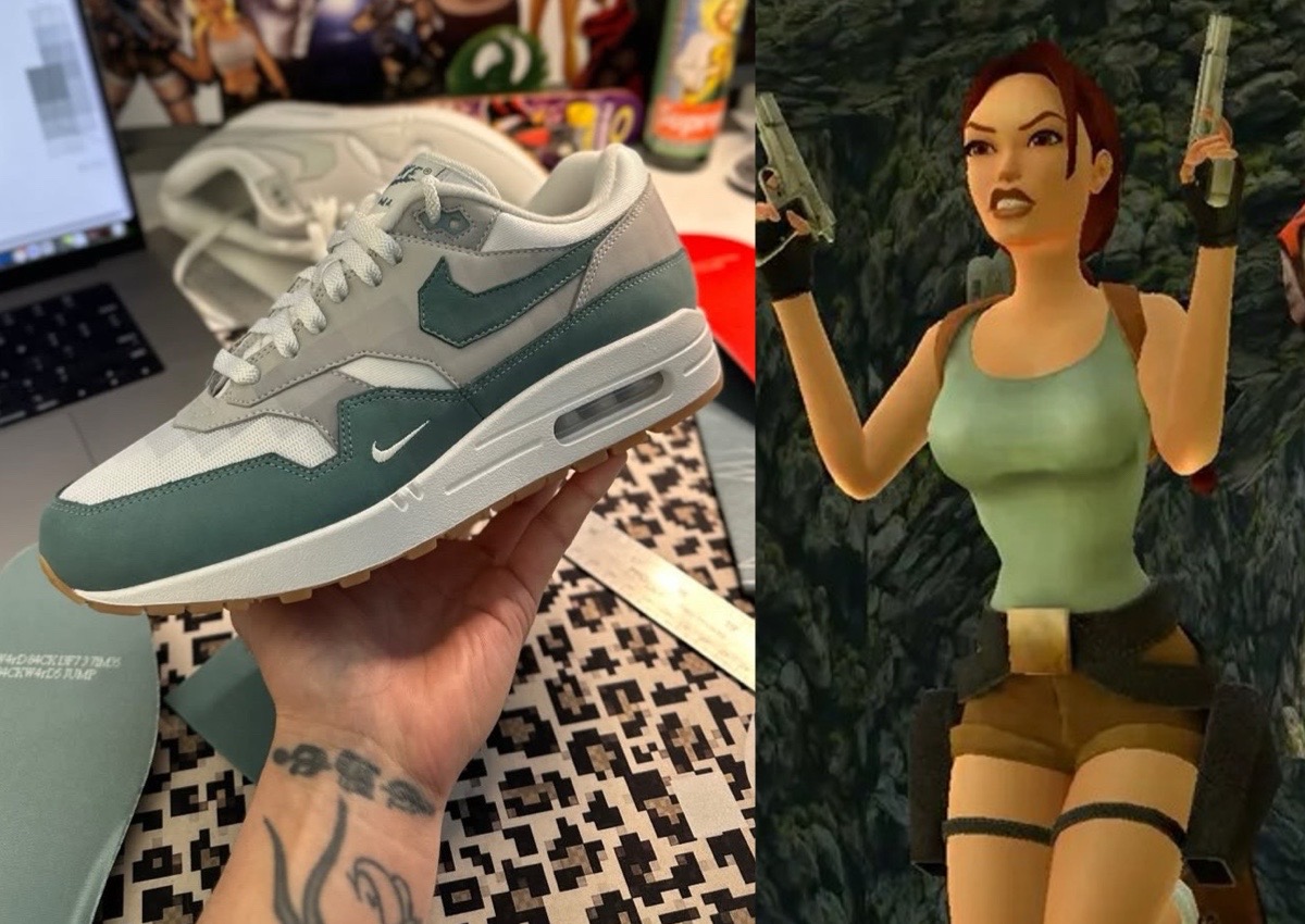 Nike Air Max 1 Low Poly “Tomb Raider” Inspired By Lara Croft’s Adventures