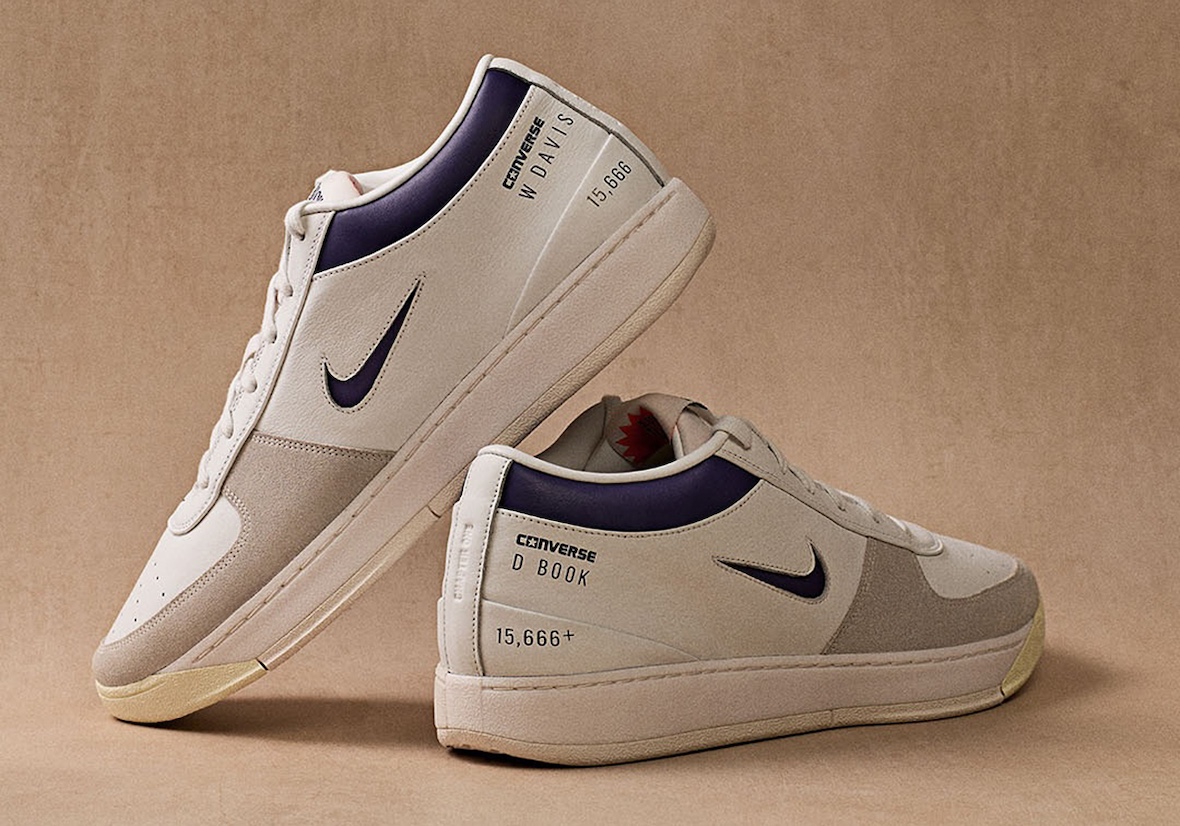 Devin Booker's Nike Book 1 PE inspired by Walter Davis' Converse sneakers