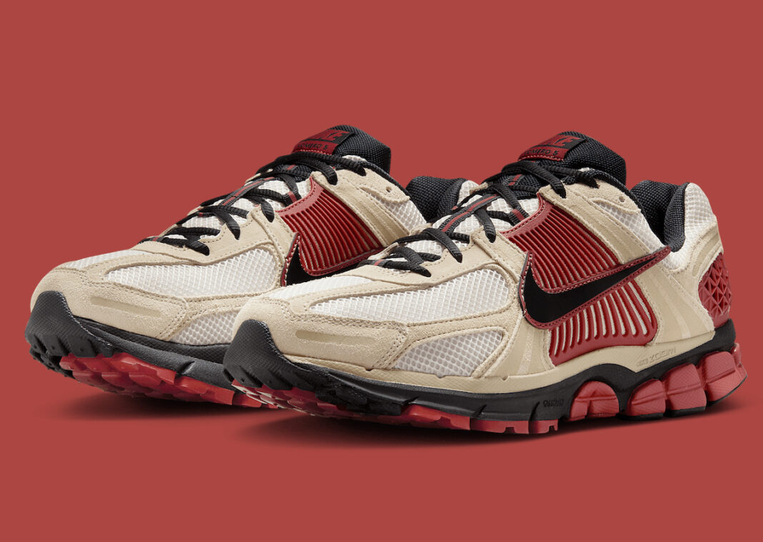 Angled front view highlighting the mesh upper and contrasting black laces