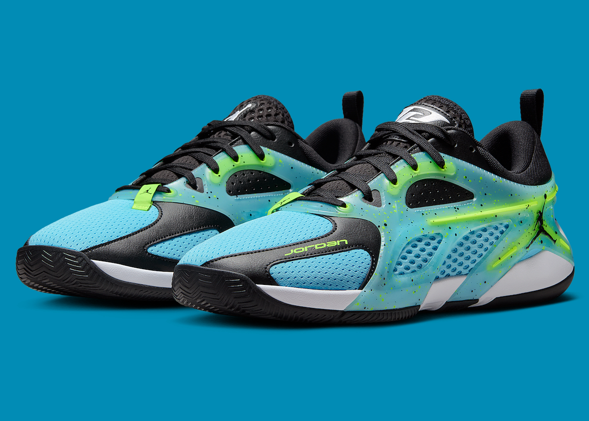 Side profile of the Jordan Heir Seattle Rotary sneaker.