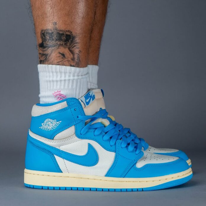 finish line jordan 1 unc