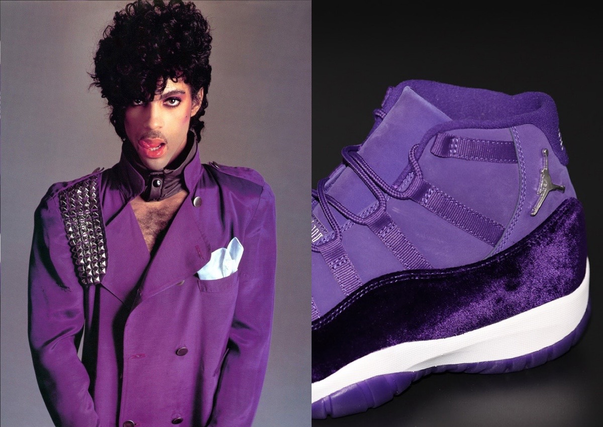 The Ultra-Rare Air Jordan 11 “Purple Rain” Honoring Prince Selling For $100,000
