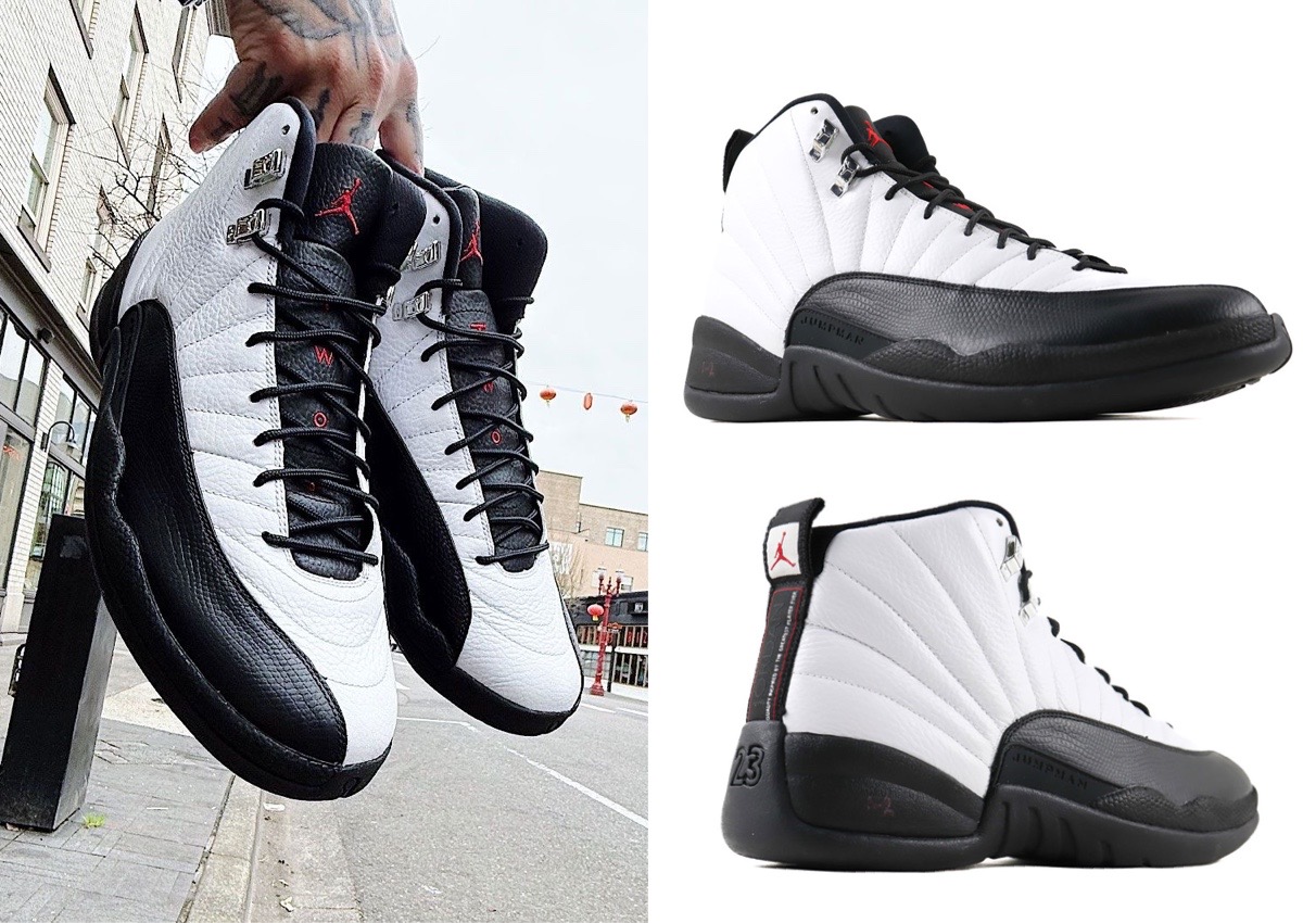 Air Jordan 12 “Black Tongue Taxi” Sample (2010) Revealed