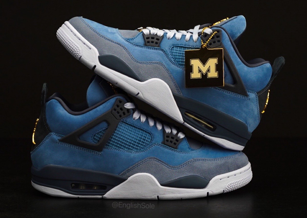Air Jordan 4 “Michigan” PE Shines For March Madness 2025