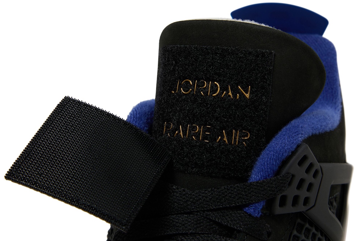 Air Jordan 4 Rare Air Gold Lettering