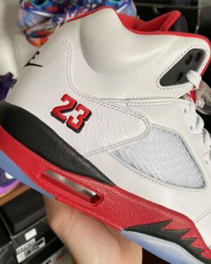 Air Jordan 5 Fire Red Black Tongue HQ7978-101