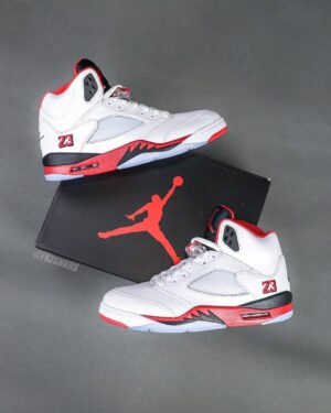 Air Jordan 5 Fire Red Black Tongue HQ7978-101