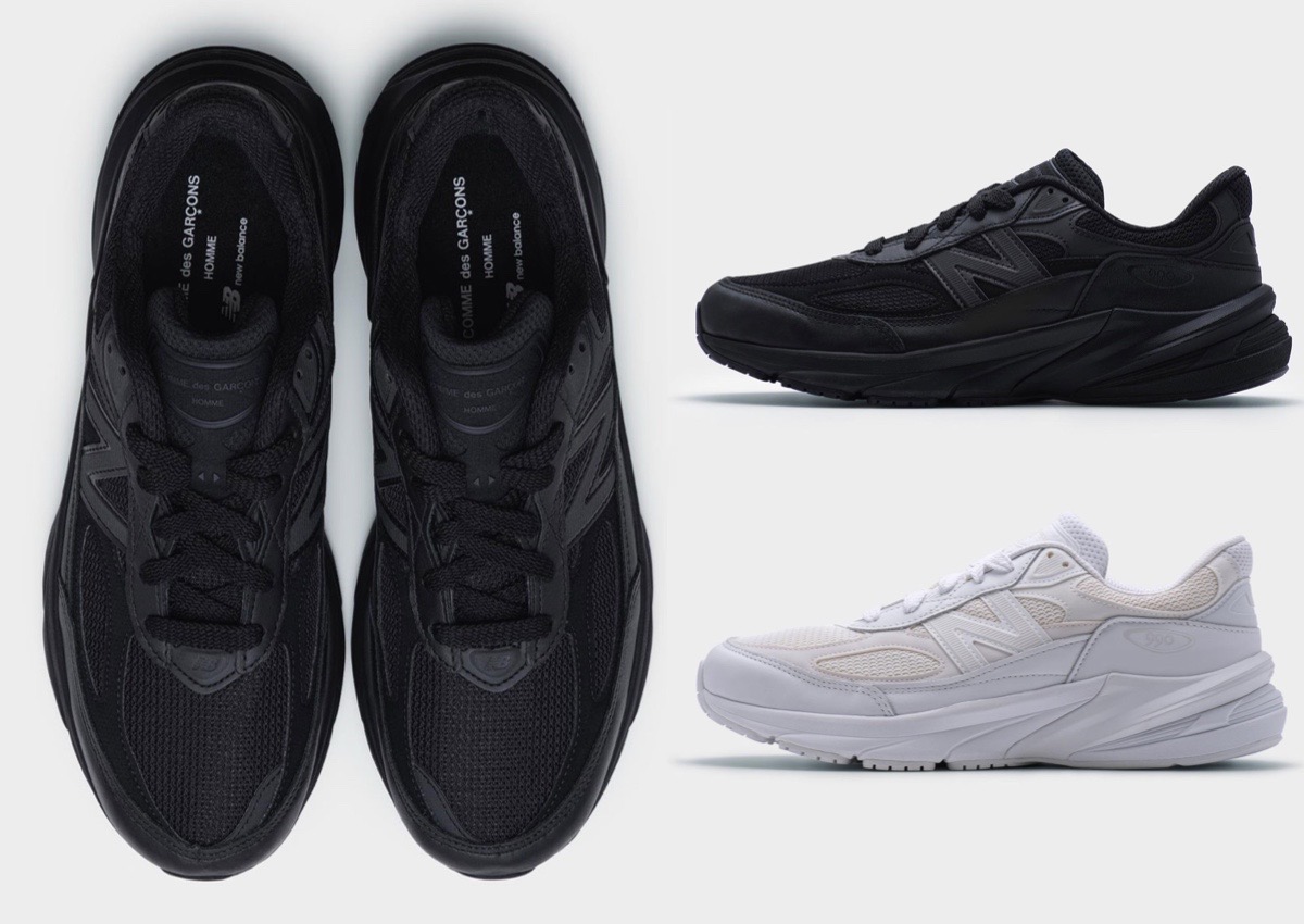 COMME des GARÇONS HOMME x New Balance 990v6 Releases March 2025