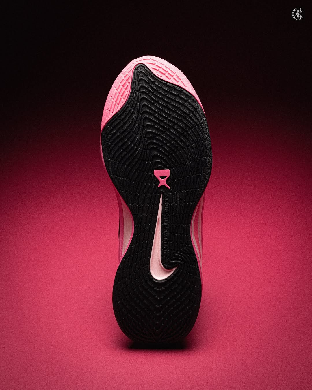 Detailed close-up of the Nike A’One outsole showcasing its traction pattern.