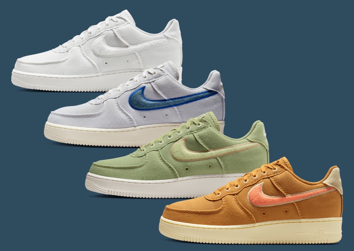 Nike Air Force 1 Low “Canvas Pack” Releases Summer 2025