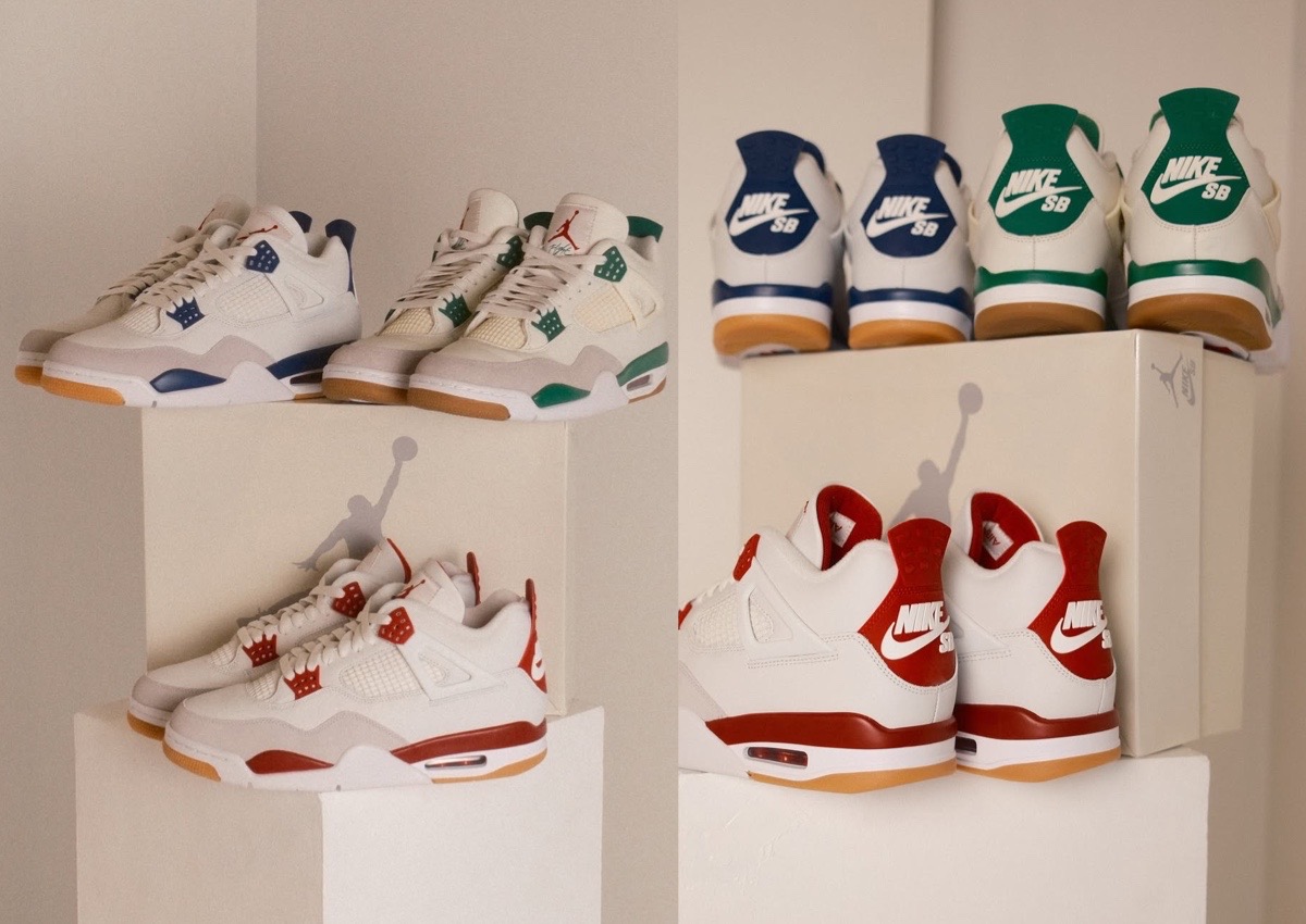 The Complete Nike SB x Air Jordan 4 Collection