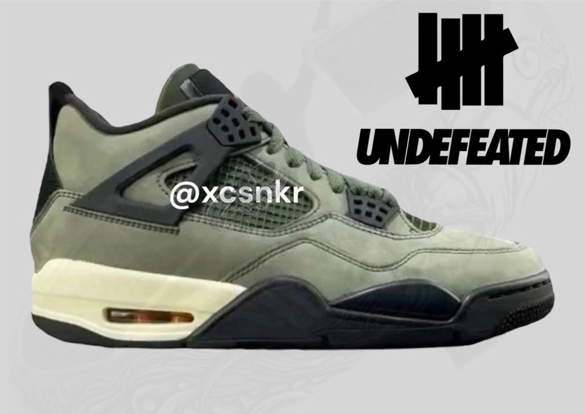 FIRST LOOK: Undefeated x Air Jordan 4 (2025)