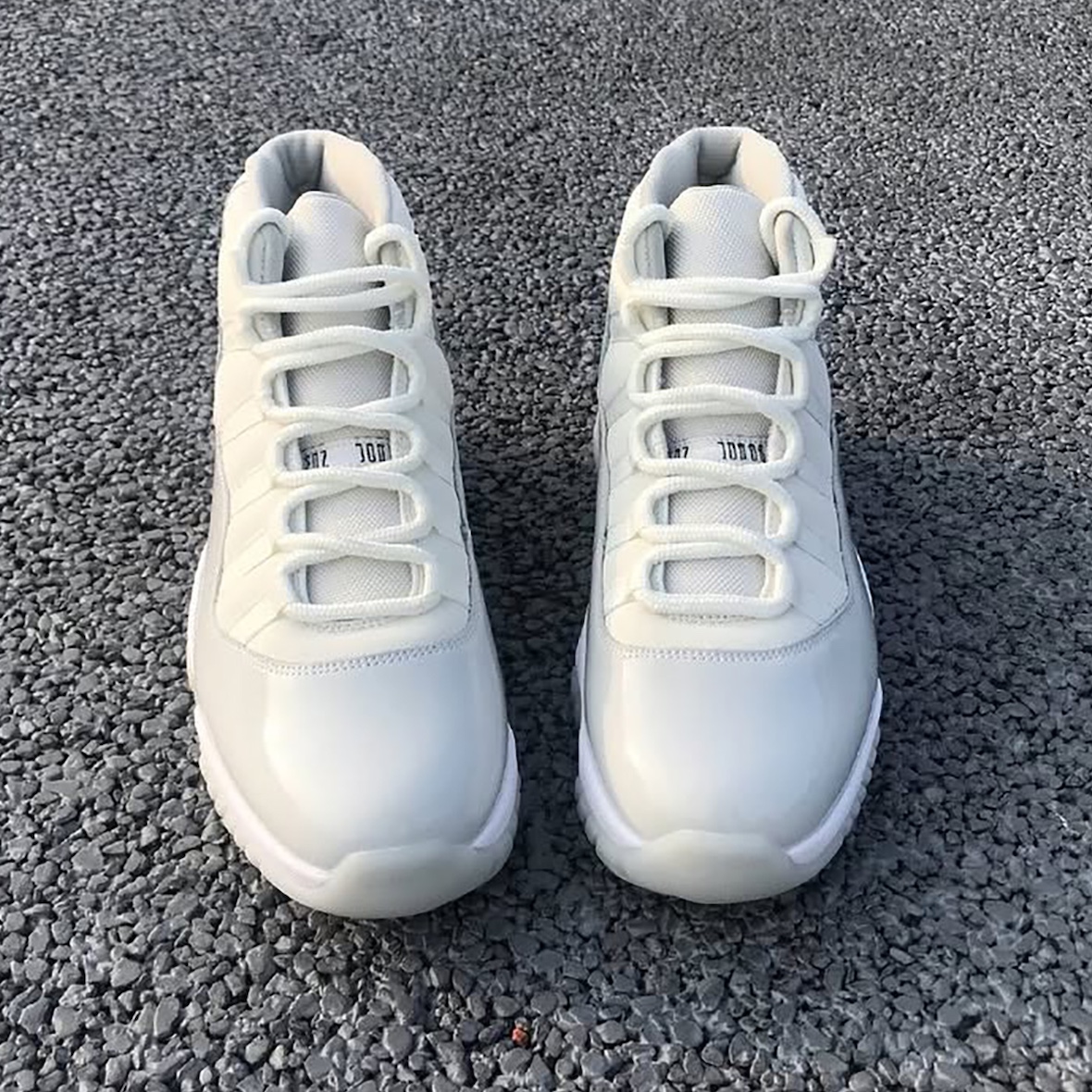 Air Jordan 11 Grand Finale Sail Pearl Grey Front