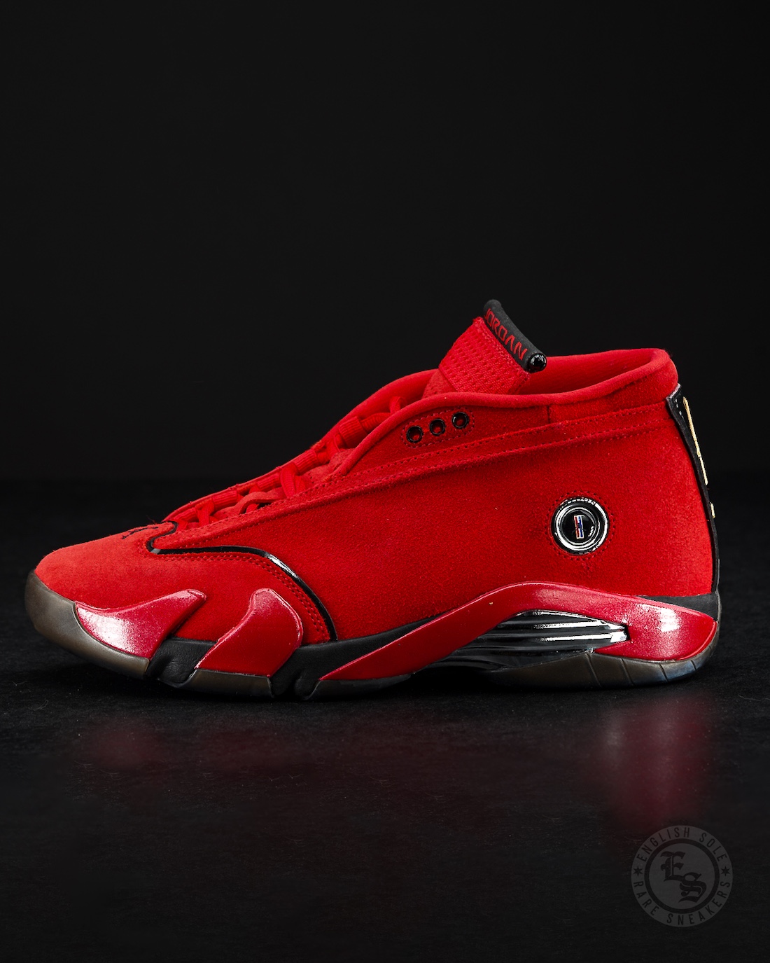 Jayson Tatum Air Jordan 14 Red Mustang PE Lateral