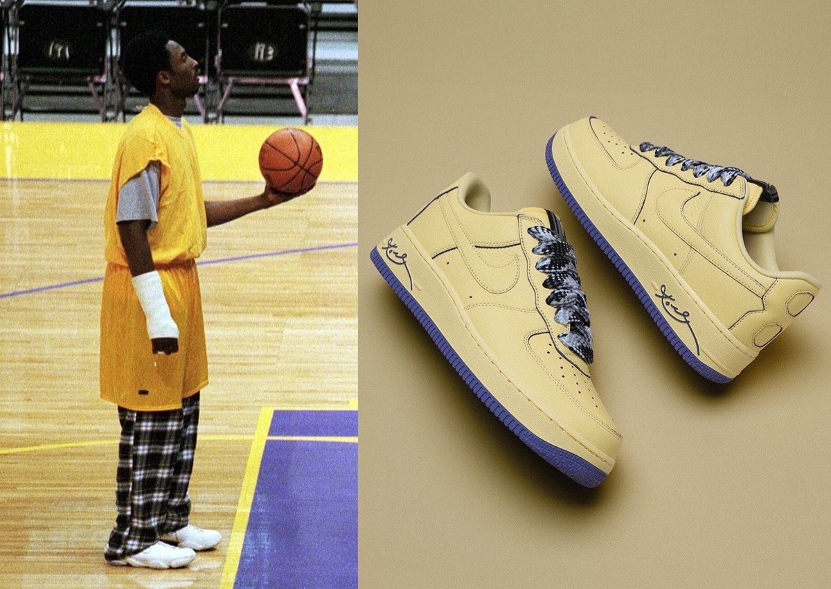Kobe Bryant Nike Air Force 1 Low Protro Soft Yellow HV9408-700 Kobe Bryant Nike Air Force 1 Low Protro Soft Yellow HV9408-700