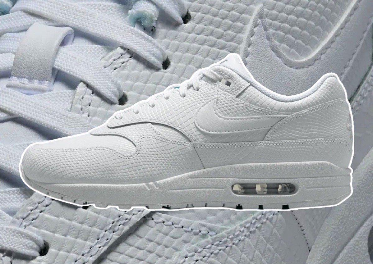 Nike Air Max 1 Premium “White Snakeskin” Now Available (May 2025)
