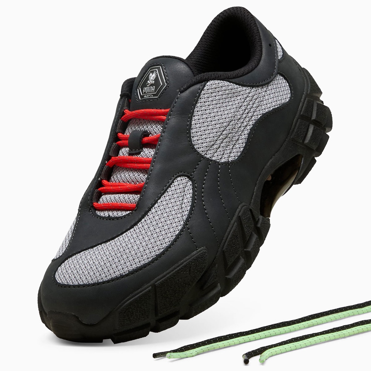 PUMA Skepta Skope Flat Dark Grey Laces