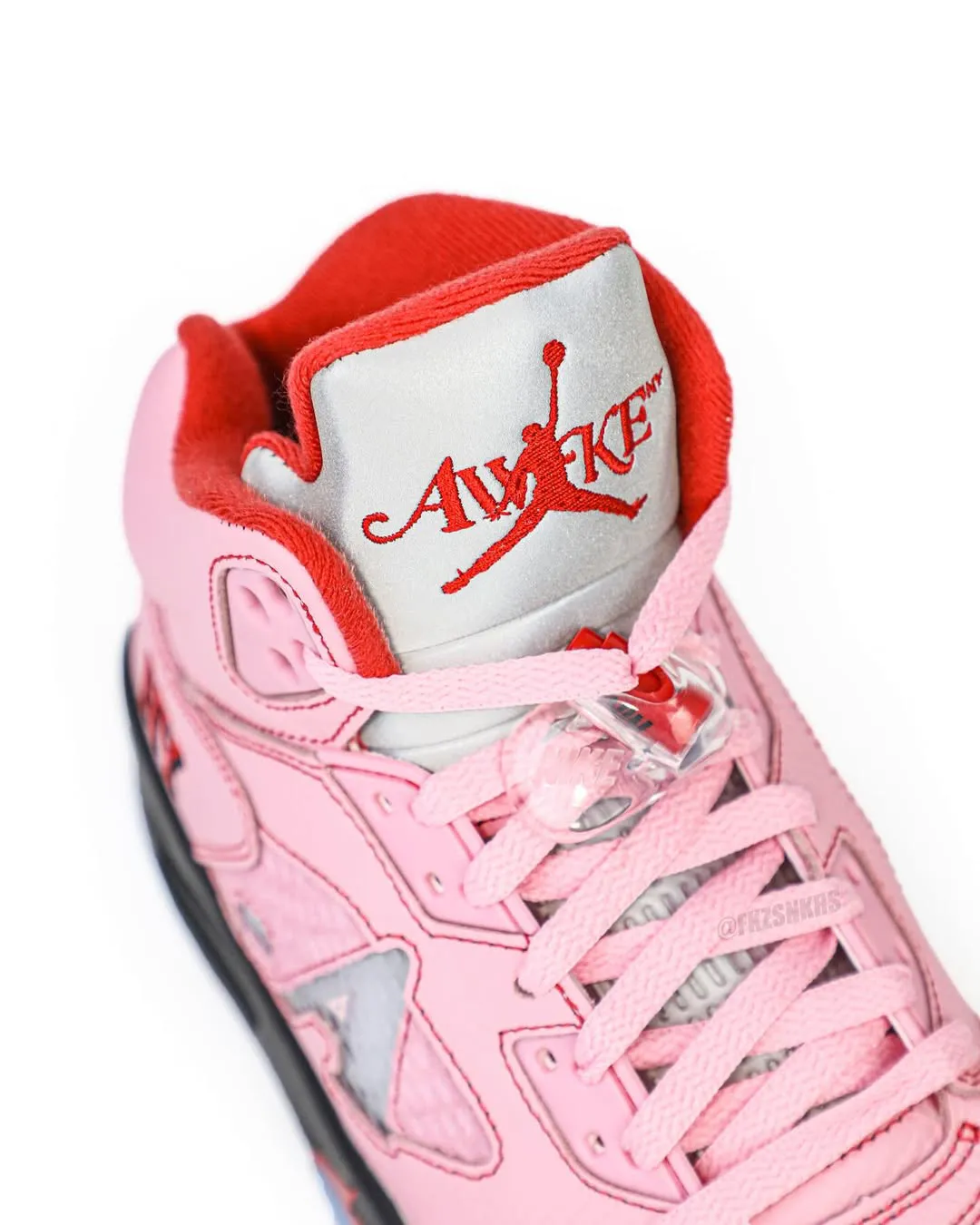 Awake NY Air Jordan 5 tongue branding