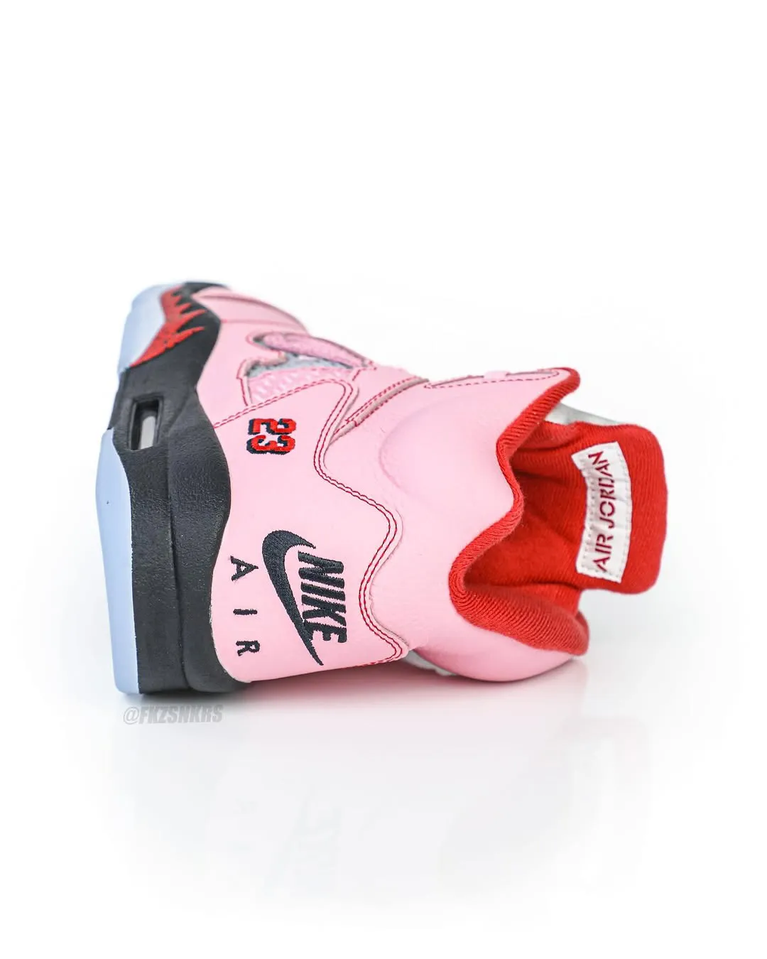 Awake NY Air Jordan 5 Pink Nike Air back heel tabs