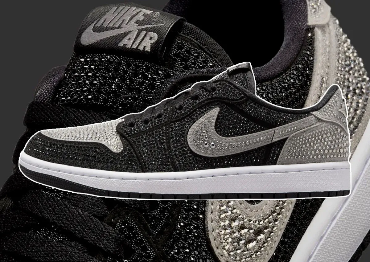 Swarovski x Air Jordan 1 Low OG “Crystal” Releasing For $1,000