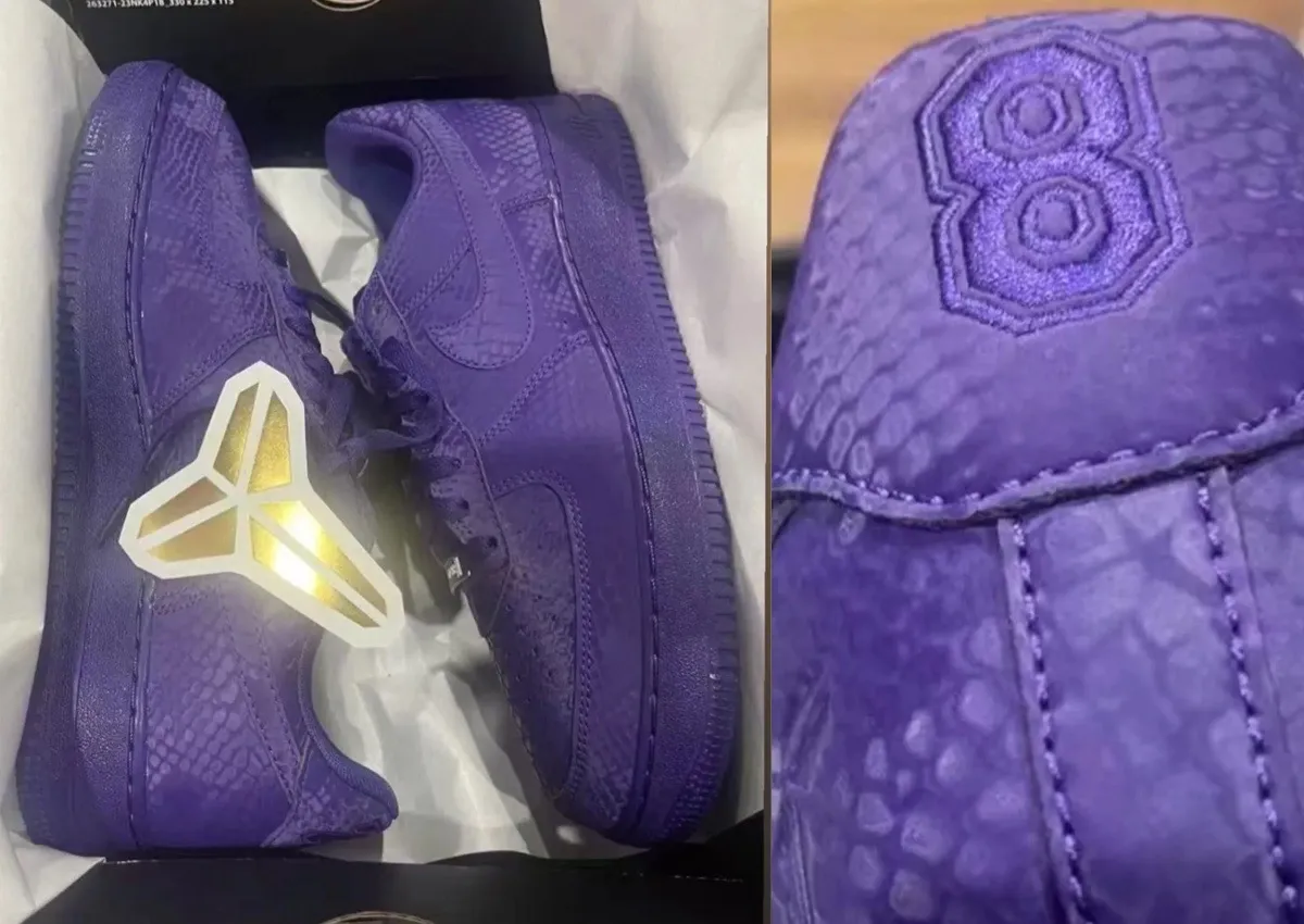 Kobe Bryant x Nike Air Force 1 Low “Court Purple” Releases Fall 2025