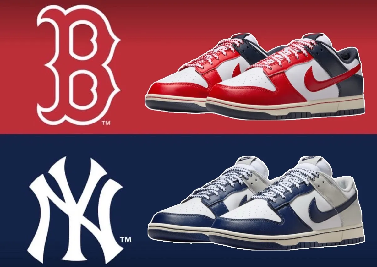 Nike Dunk Low Rivalry Pack Ignites Red Sox vs. Yankees Feud