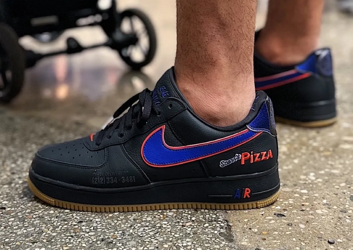 Scarr’s Pizza x Nike Air Force 1 Low Revealed in “Black”