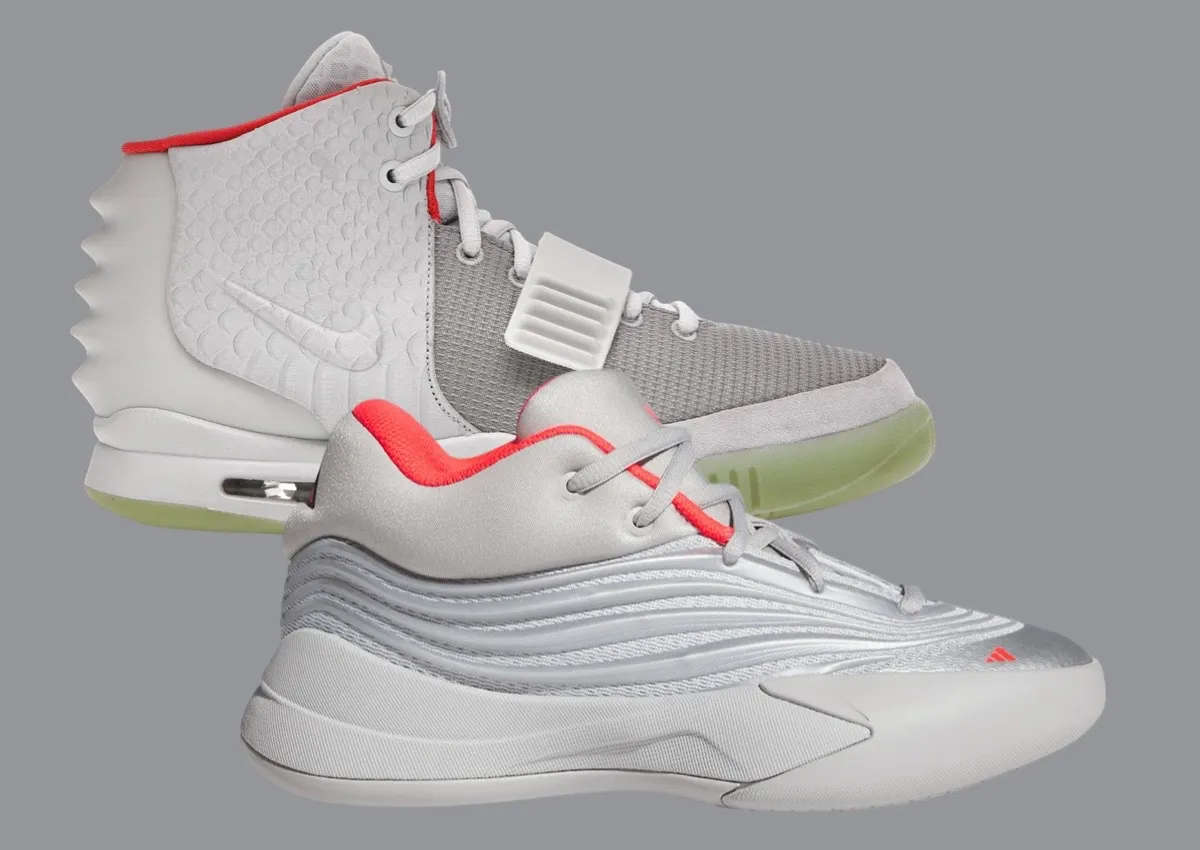 adidas Dame 10 “Silver Metallic” With Yeezy 2 “Pure Platinum” Vibes