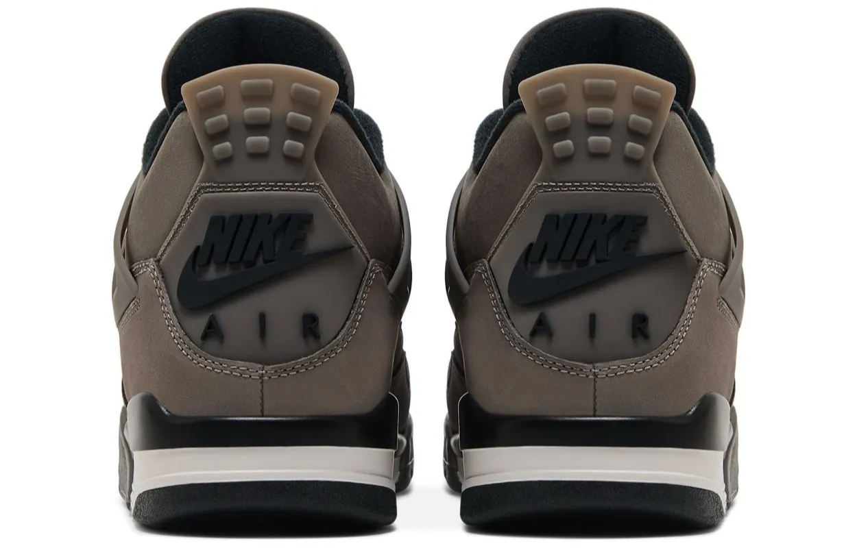 Nike Air heel on Jordan 4 Cave Stone