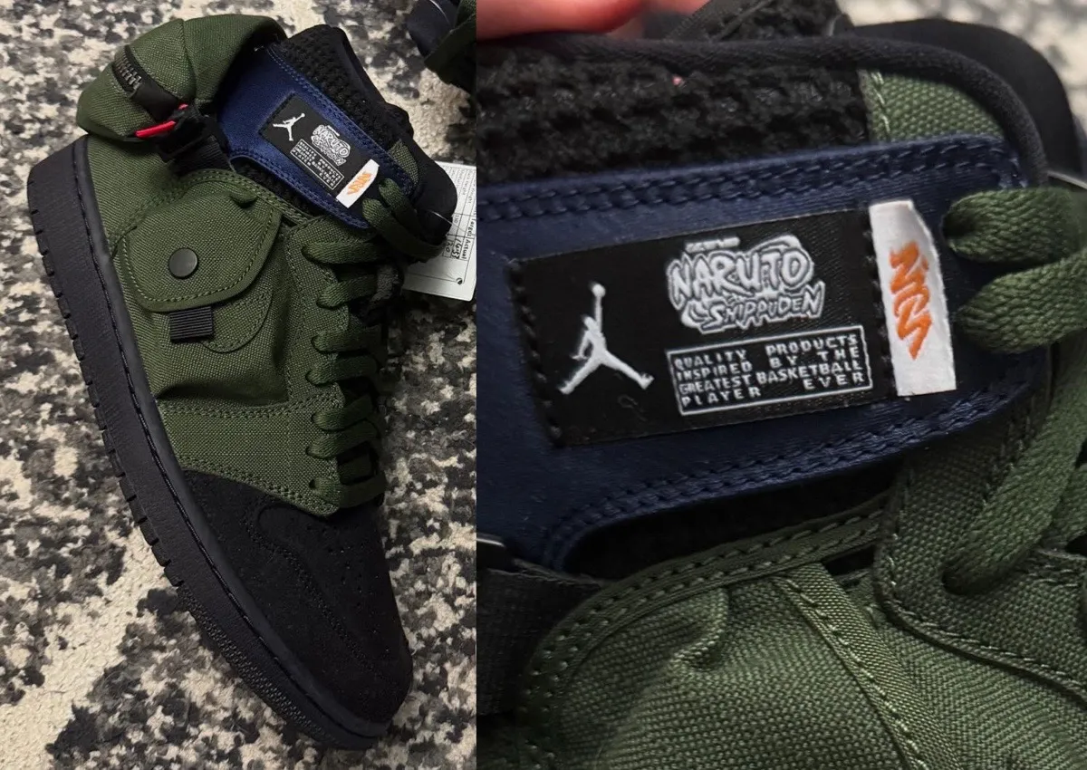 Naruto x Air Jordan 1 Utility Sample Revealed