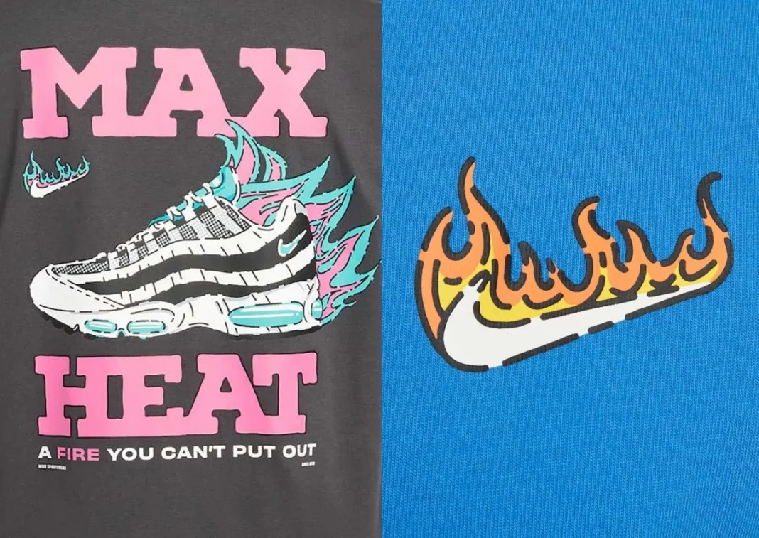 T-shirt For Air Max 95 Cool Grey Neon Green Black Sneakers