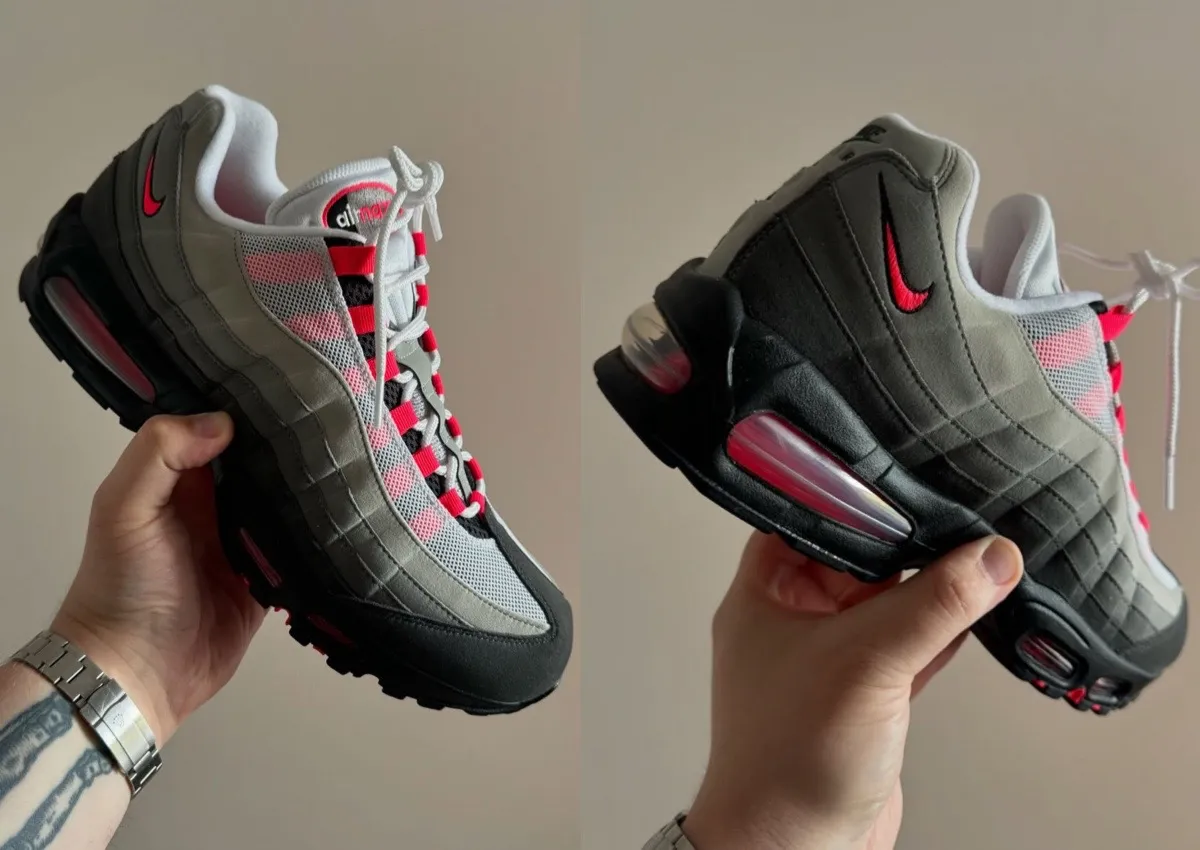Nike Air Max 95 OG “Solar Red” Releases October 2025