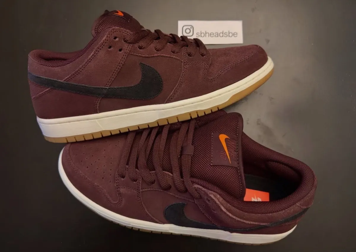 Nike SB Dunk Low Pro ISO “Burgundy Crush” Releases Spring 2025