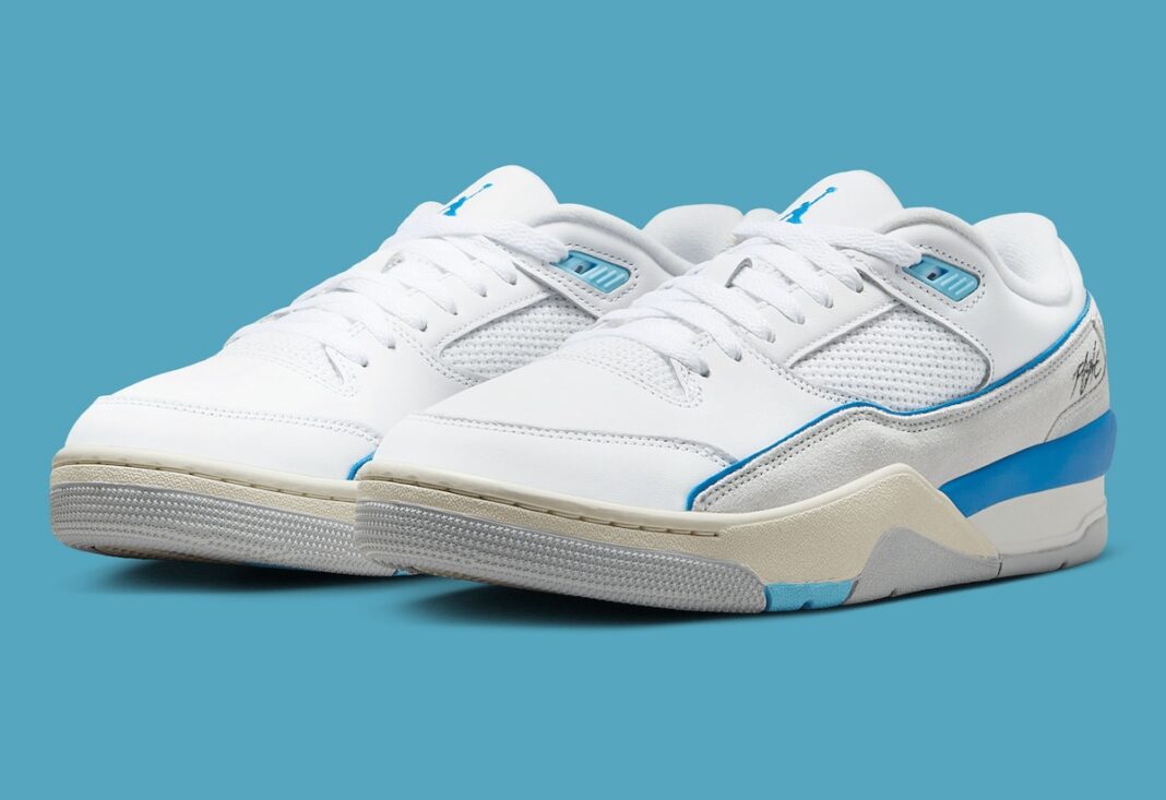 jordan flight blue and white