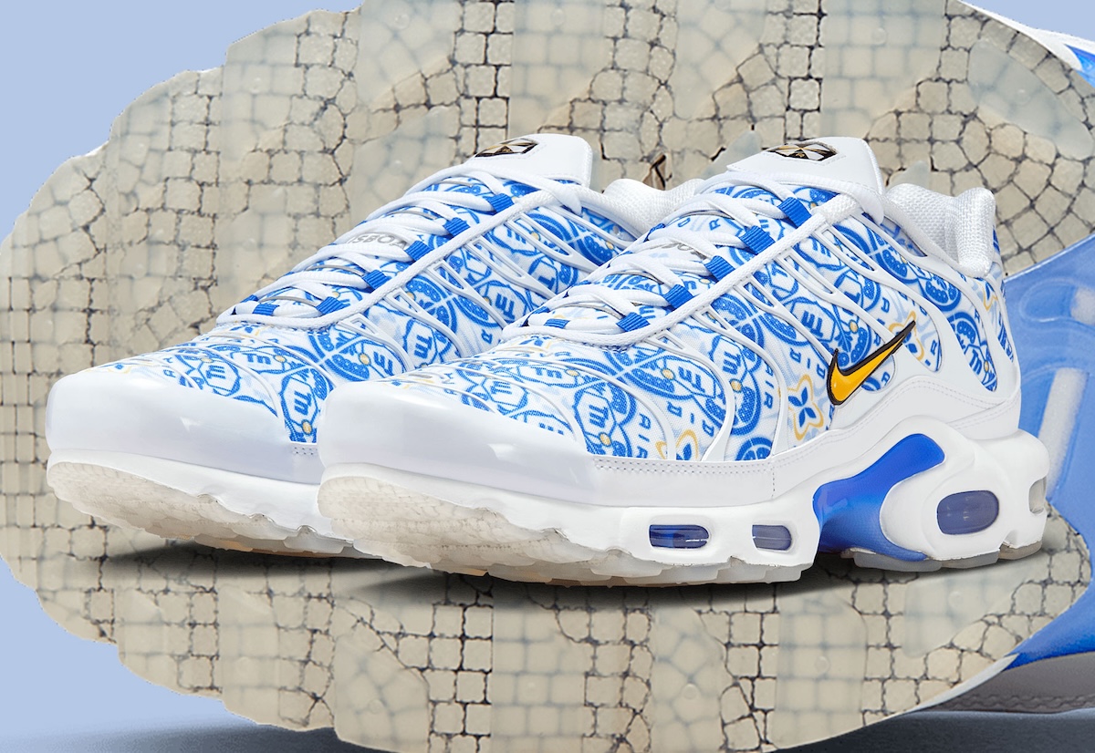 Nike Air Max Plus Inspired By The Azulejo Ceramics of Lisboa