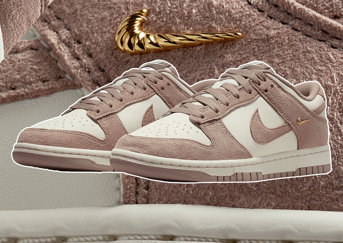 Nike Dunk Low “Malt” Gets Gold Mini Swoosh Treatment